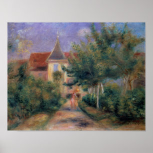 Pierre A Renoir Renoir's house at Essoyes Poster