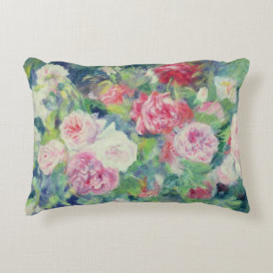 Pierre A Renoir   Roses 2 Accent Pillow