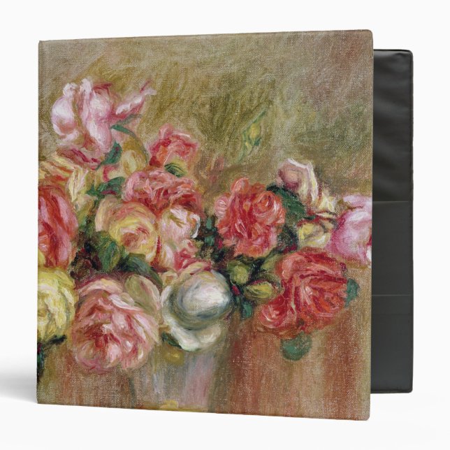 Pierre A Renoir | Roses in a Sevres vase Binder (Front/Inside)