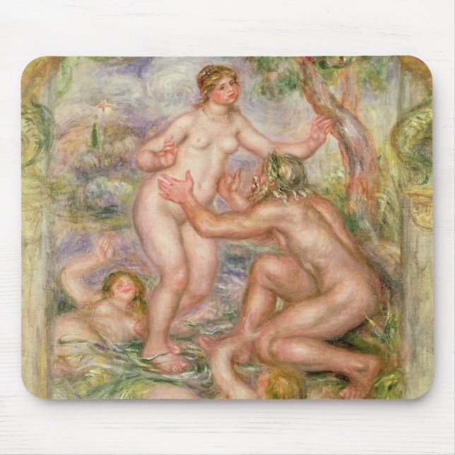 Pierre A Renoir | Saone flowing into the Rhone Mouse Pad (Front)