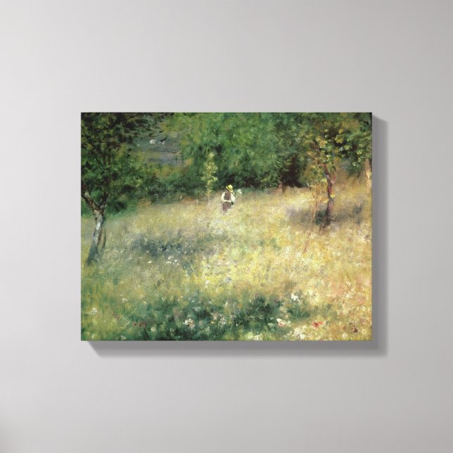 Pierre A Renoir | Spring at Chatou Canvas Print (Front)