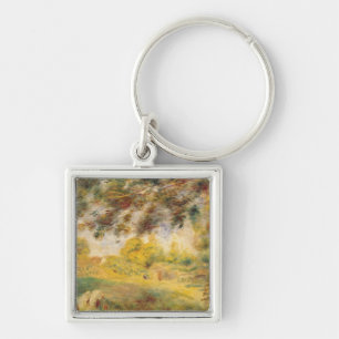 Pierre A Renoir Spring Landscape Keychain