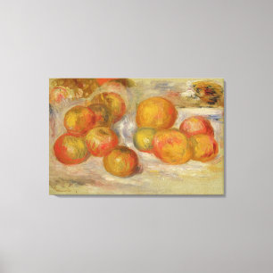 Pierre A Renoir Still Life with Apples Canvas Print