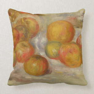Pierre A Renoir   Still Life with Apples Throw Pillow