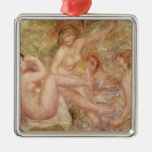 Pierre A Renoir   Study for the Large Bathers Metal Ornament