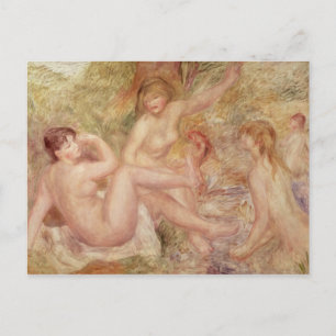 Pierre A Renoir Study for the Large Bathers Postcard