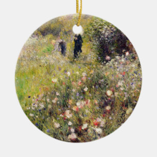 Pierre A Renoir Summer Landscape Ceramic Ornament