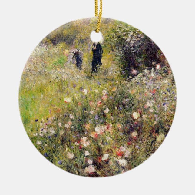 Pierre A Renoir | Summer Landscape Ceramic Ornament (Front)