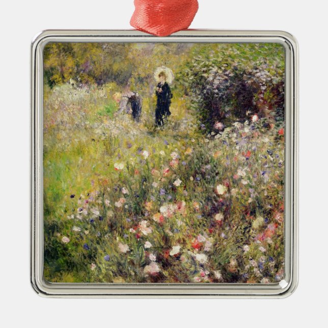 Pierre A Renoir | Summer Landscape Metal Ornament (Front)
