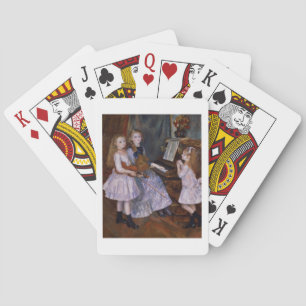 Pierre A Renoir   The Daughters of Catulle Mendes Playing Cards