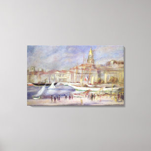 Pierre A Renoir   The Old Port of Marseilles Canvas Print
