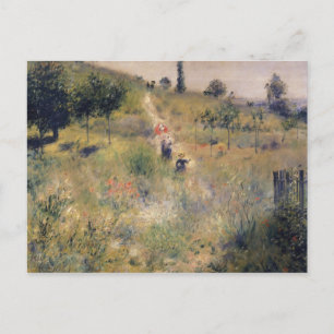 Pierre A Renoir The Path through the Long Grass Postcard
