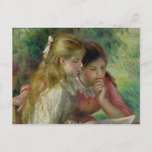 Pierre A Renoir   The Reading Postcard