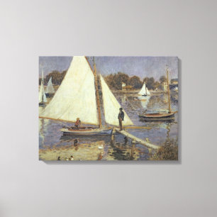 Pierre A Renoir   The Seine at Argenteuil Canvas Print
