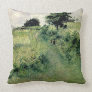 Pierre A Renoir The Watering-place Throw Pillow