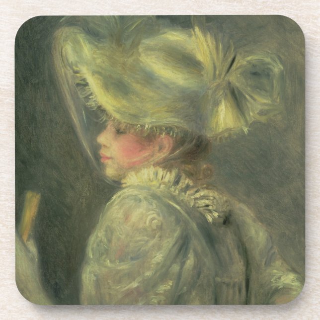 Pierre A Renoir | The White Hat Coaster (Front)