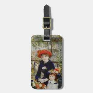 Pierre A Renoir Two Sisters, or On The Terrace Luggage Tag