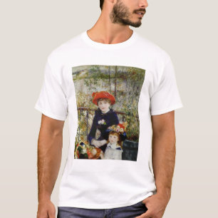 Pierre A Renoir   Two Sisters, or On The Terrace T-Shirt