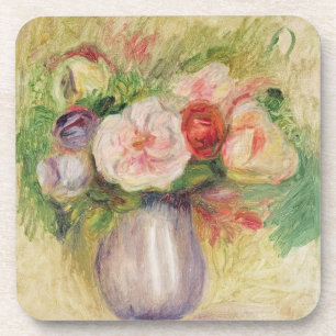 Pierre A Renoir Vase of Flowers Coaster