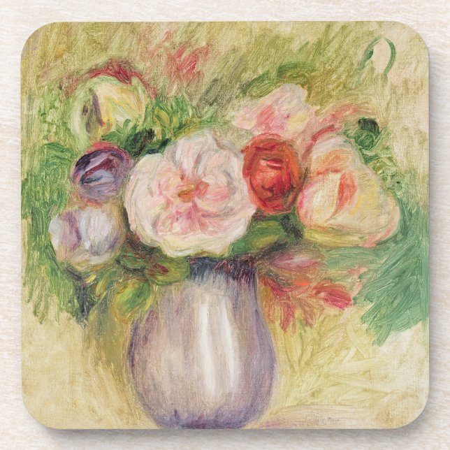 Pierre A Renoir | Vase of Flowers Coaster (Front)