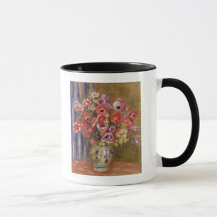 Pierre A Renoir   Vase of Tulips and Anemones Mug