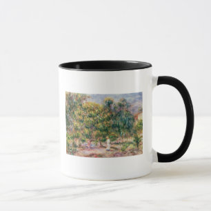 Pierre A Renoir   Woman in Garden of Les Colettes Mug