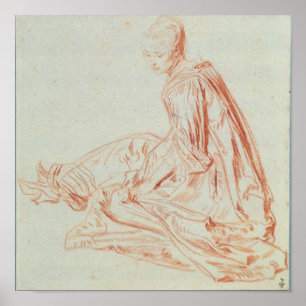 Pierre A Renoir   Woman Smiling Poster