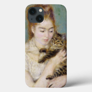 Pierre A Renoir   Woman with a Cat iPhone 13 Case