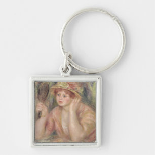 Pierre A Renoir   Woman with a Mirror Keychain