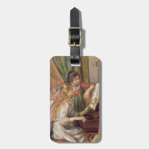 Pierre A Renoir Young Girls at the Piano Luggage Tag