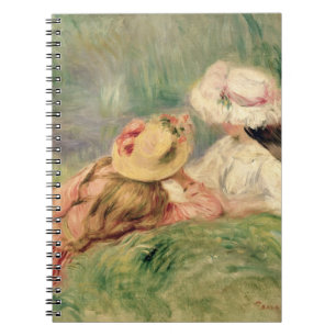 Pierre A Renoir   Young Girls on the River Bank Notebook