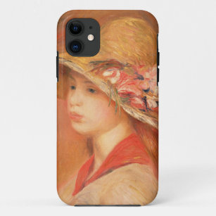 Pierre A Renoir   Young Woman in a Hat iPhone 11 Case