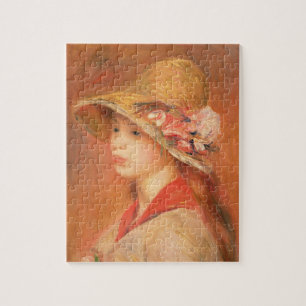 Pierre A Renoir   Young Woman in a Hat Jigsaw Puzzle