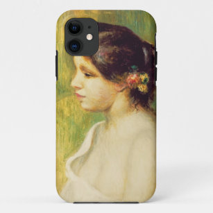 Pierre A Renoir   Young Woman with Flowers at Ear Case-Mate iPhone Case