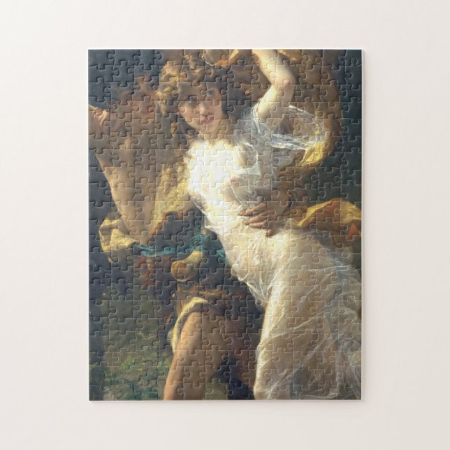 Pierre Auguste Cot The Storm 1880 Jigsaw Puzzle (Vertical)
