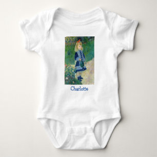 Pierre-Auguste Renoir - A Girl with a Watering Can Baby Bodysuit