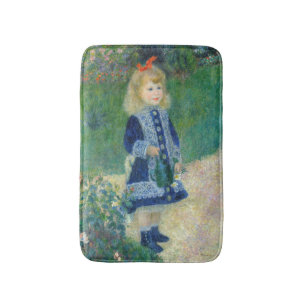 Pierre-Auguste Renoir - A Girl with a Watering Can Bath Mat