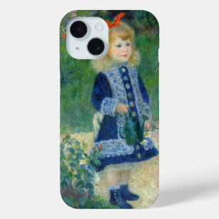 Pierre-Auguste Renoir - A Girl with a Watering Can iPhone 15 Case