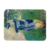Pierre-Auguste Renoir - A Girl with a Watering Can Magnet (Horizontal)