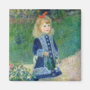 Pierre-Auguste Renoir - A Girl with a Watering Can Magnet