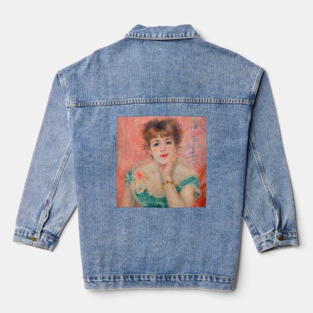 Pierre-Auguste Renoir - Actress Jeanne Samary Denim Jacket (Back)