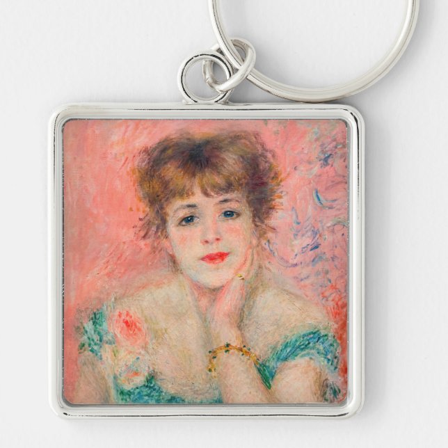 Pierre-Auguste Renoir - Actress Jeanne Samary Keychain (Front)