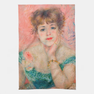 Pierre-Auguste Renoir - Actress Jeanne Samary Kitchen Towel