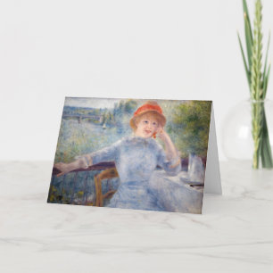 Pierre Auguste Renoir - Alphonsine Fournaise Card