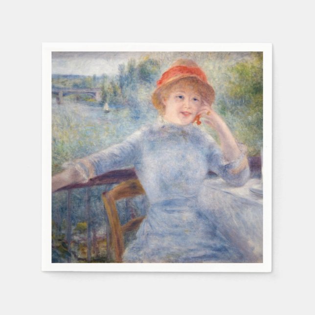 Pierre Auguste Renoir - Alphonsine Fournaise Napkin (Front)