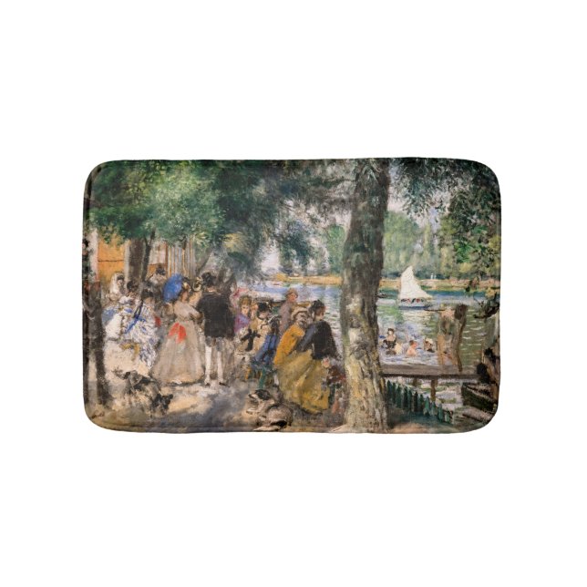 Pierre-Auguste Renoir - Bathing on the Seine Bath Mat (Front)