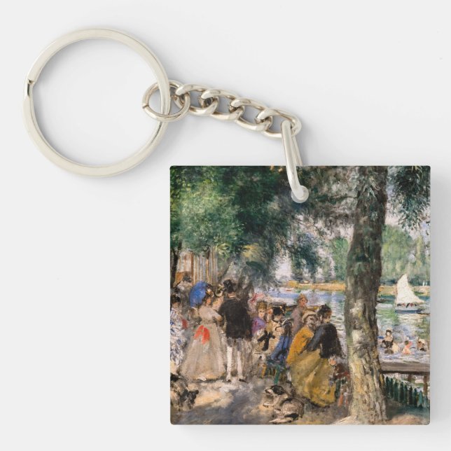 Pierre-Auguste Renoir - Bathing on the Seine Keychain (Front)