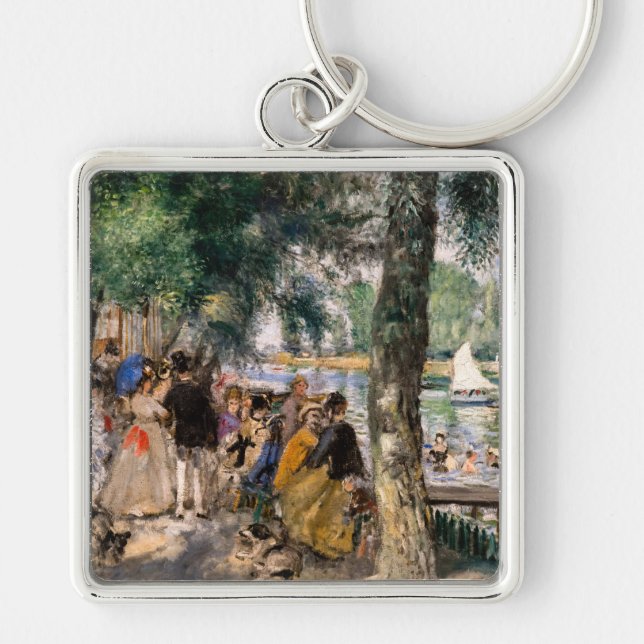 Pierre-Auguste Renoir - Bathing on the Seine Keychain (Front)