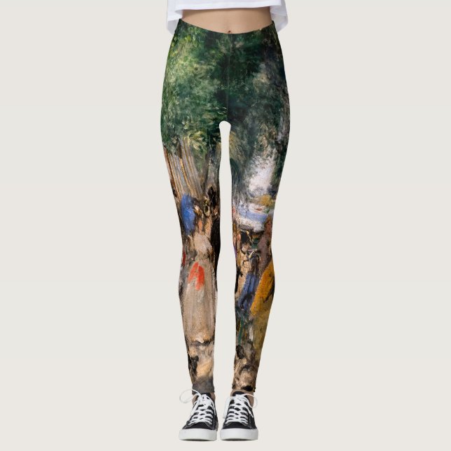 Pierre-Auguste Renoir - Bathing on the Seine Leggings (Front)