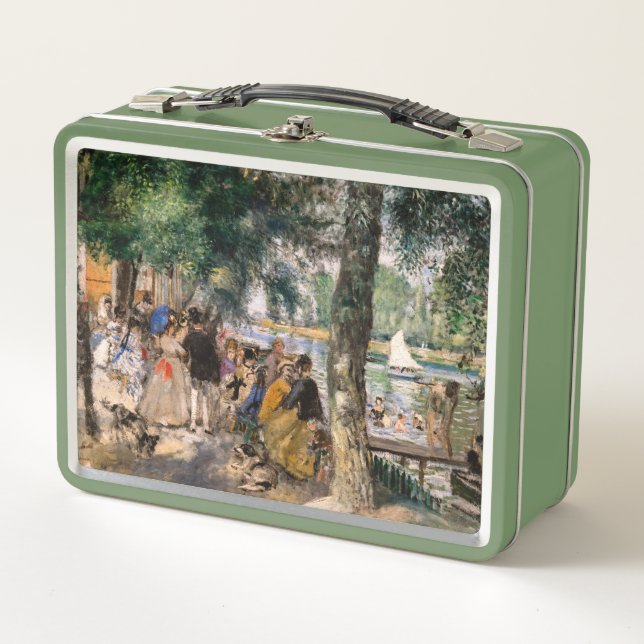 Pierre-Auguste Renoir - Bathing on the Seine Metal Lunch Box (Front)